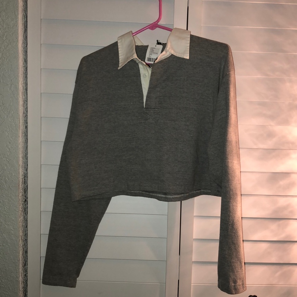 POLO CROP LONG SLEEVE